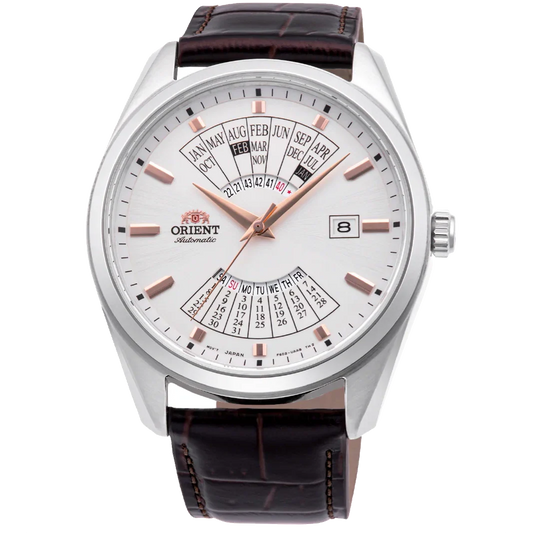 Orient Calendar de caballero pulsera de cuero – RA-BA0005S