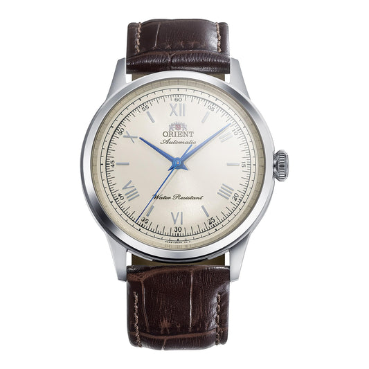 Orient Bambino Roman Ivory de hombre correa de cuero – RA-BB0003Y