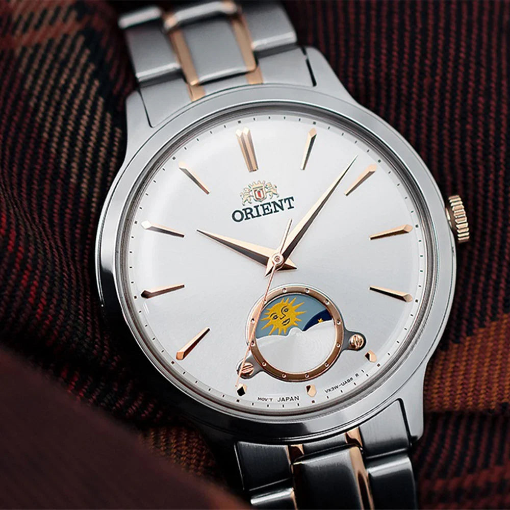 Orient Sun And moon de dama pulsera de metal – RA-KB0001S