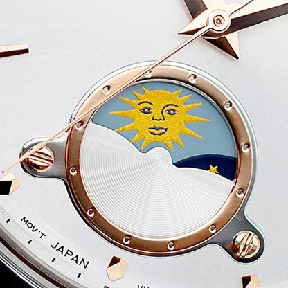 Orient Sun And moon de dama pulsera de metal – RA-KB0001S