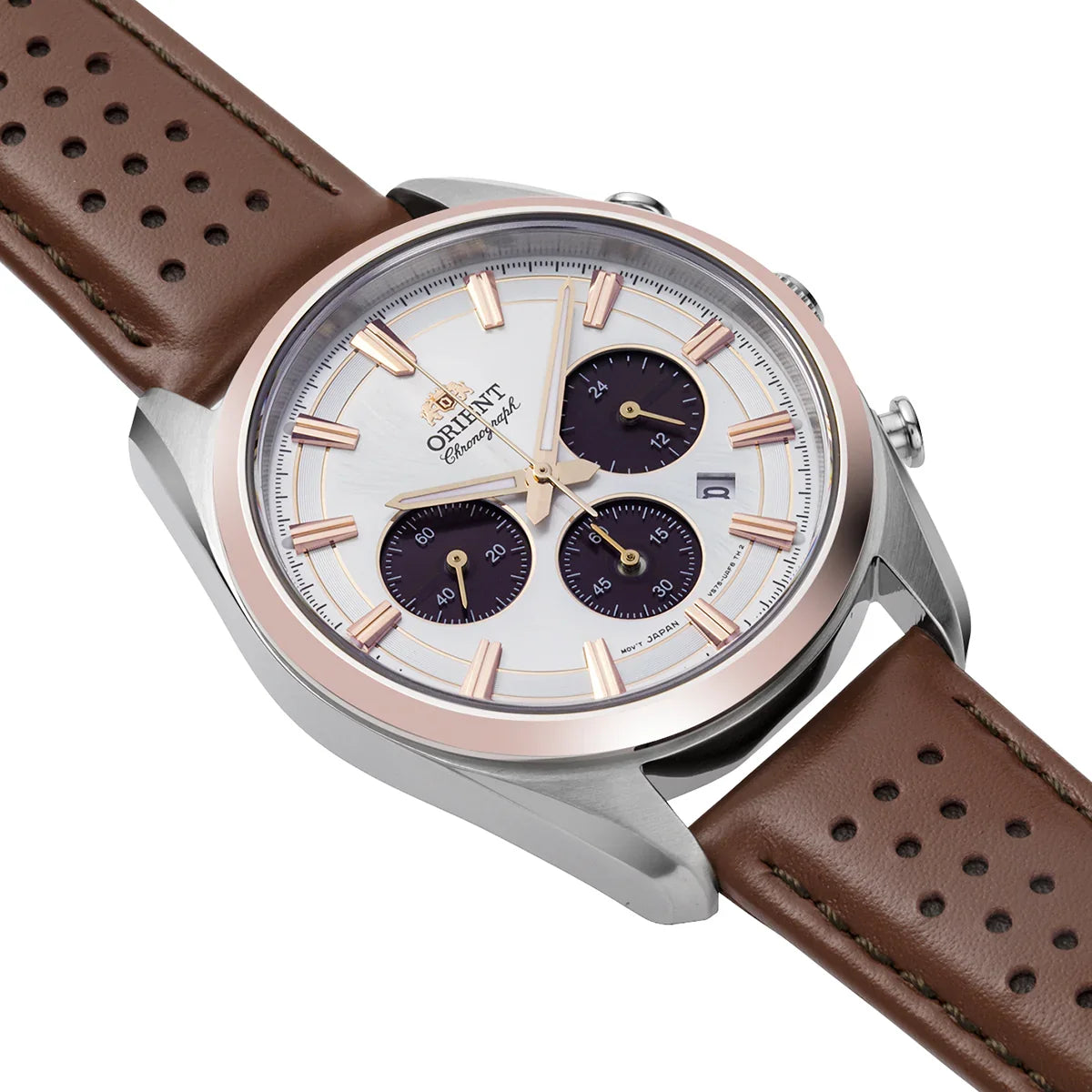 Orient Contemporary de hombre pulsera de cuero – RA-TX0306S