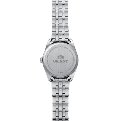 RA-WG0603R Reloj Orient Stretto Date Solar de mujer correa de metal
