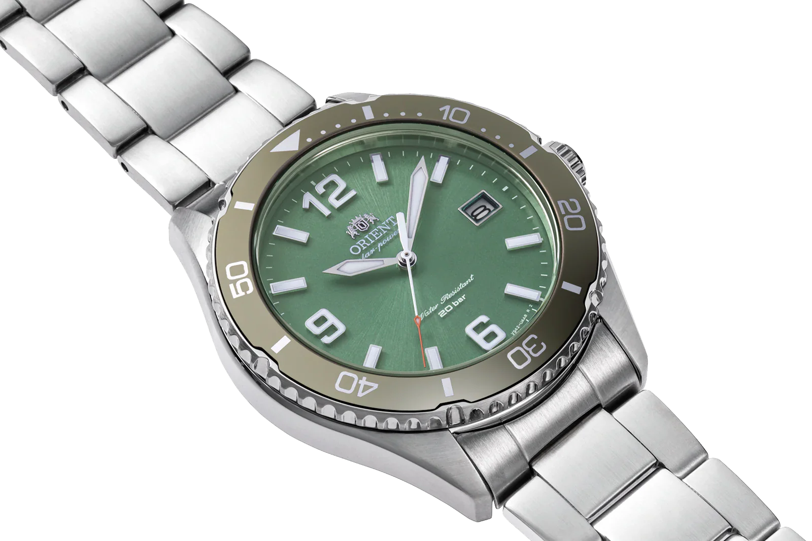 Orient de hombre correa de metal – RA-WJ0001E