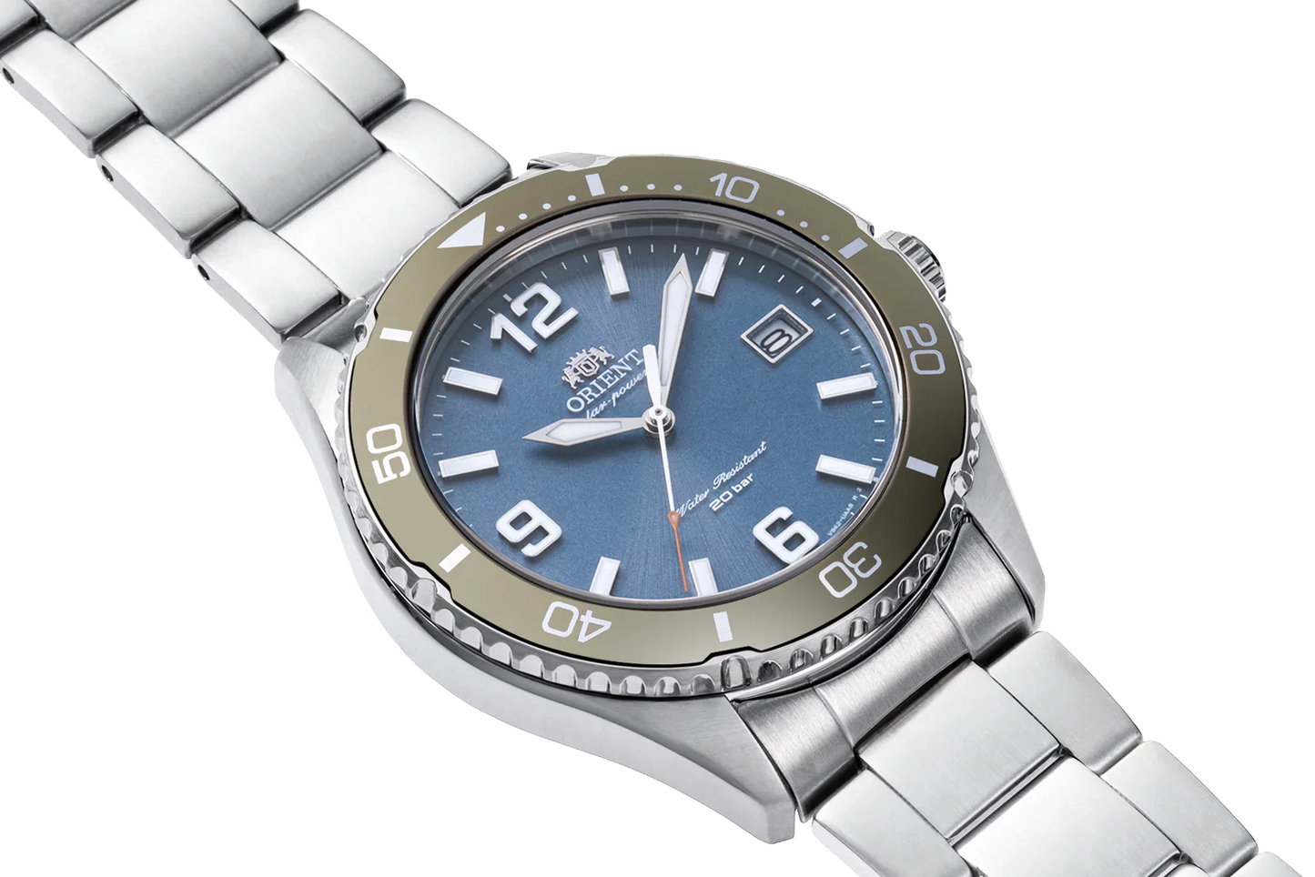 Orient Sport Solar de hombre pulsera de metal – RA-WJ0002L