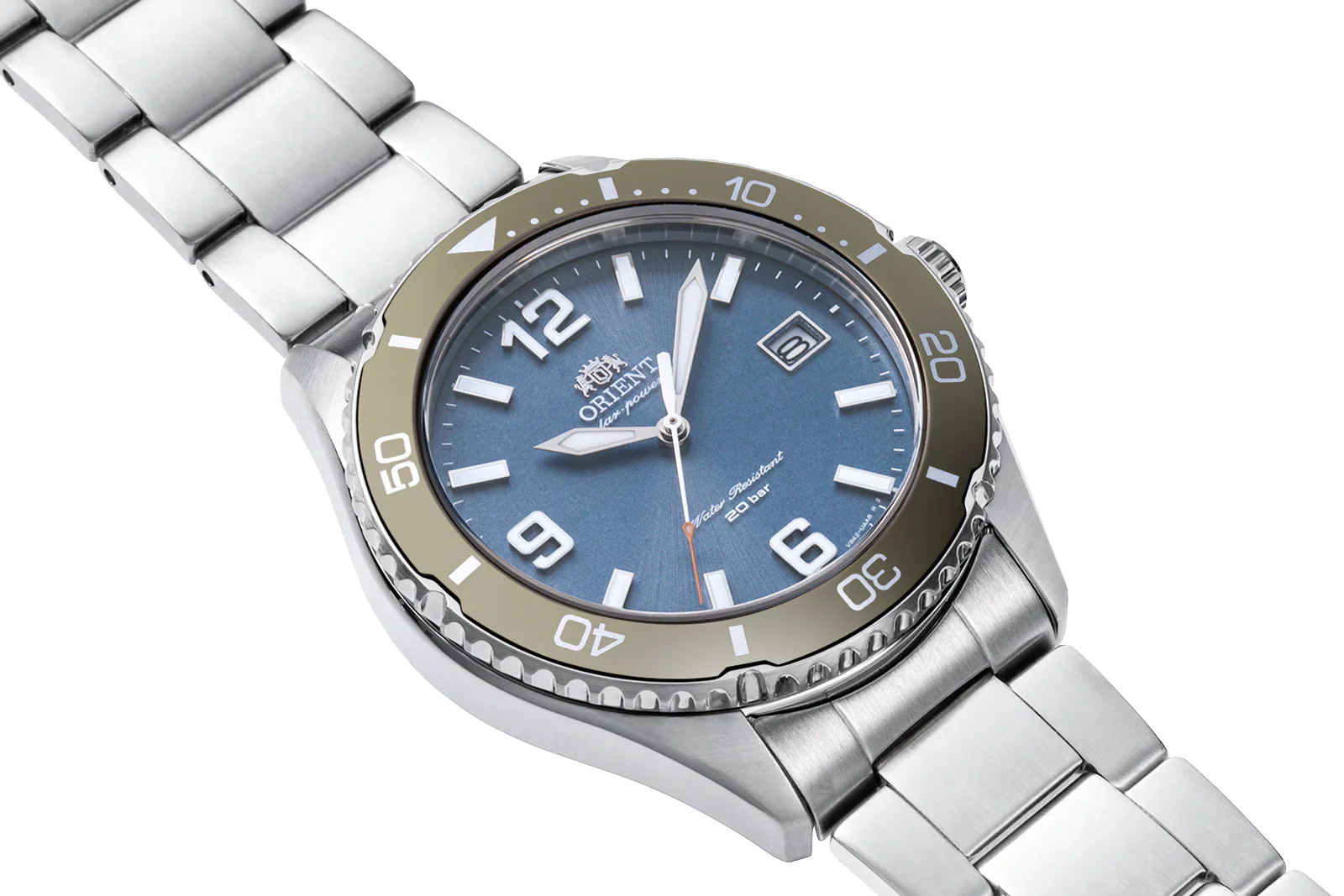 Orient Sport Solar de hombre pulsera de metal – RA-WJ0002L