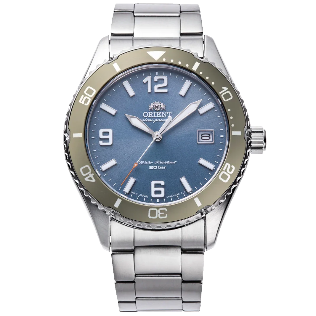 Orient Sport Solar de hombre pulsera de metal – RA-WJ0002L