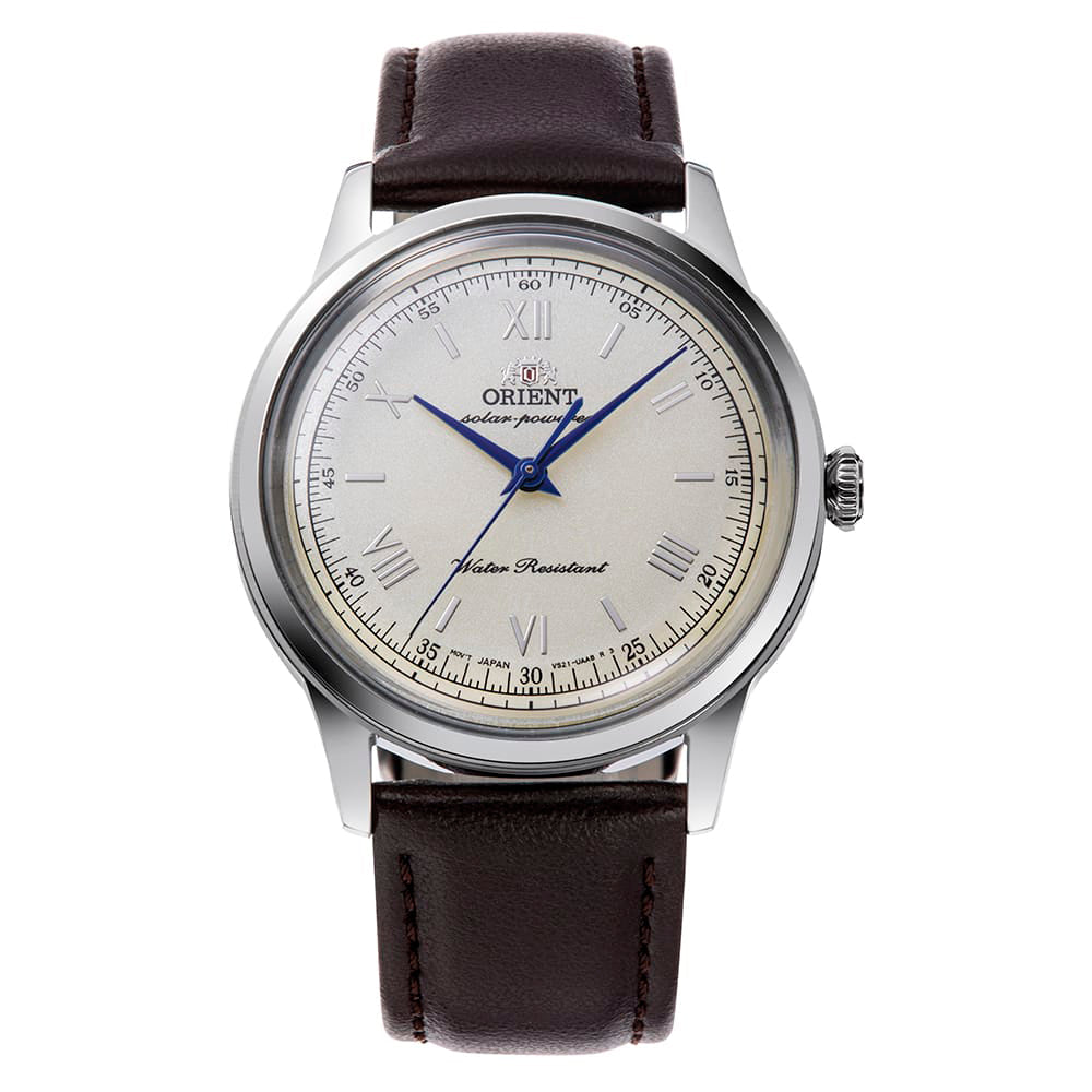Orient Classic Solar de hombre correa de cuero – RA-WK0003G
