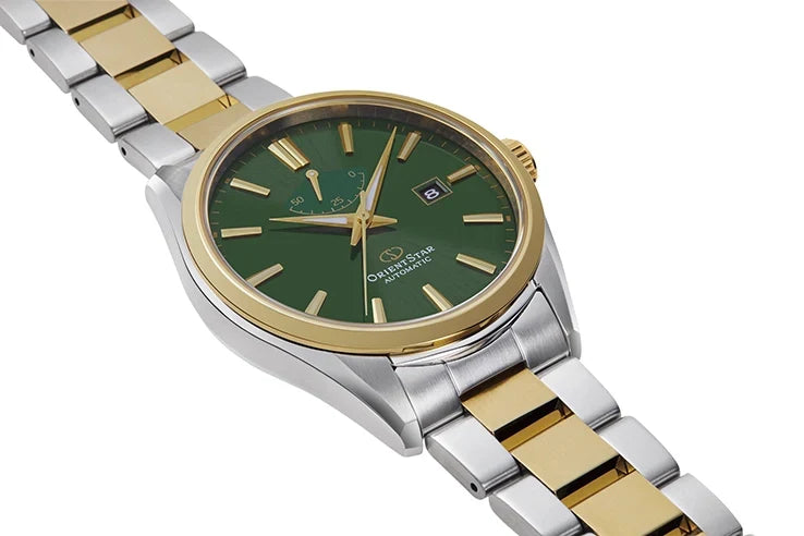 Orient Contemporary Date de hombre correa de metal – RE-AU0405E