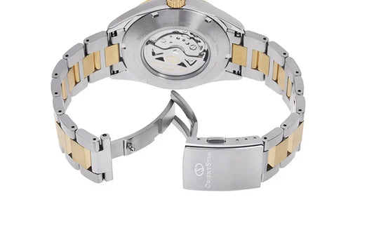 Orient Contemporary Date de hombre correa de metal – RE-AU0405E