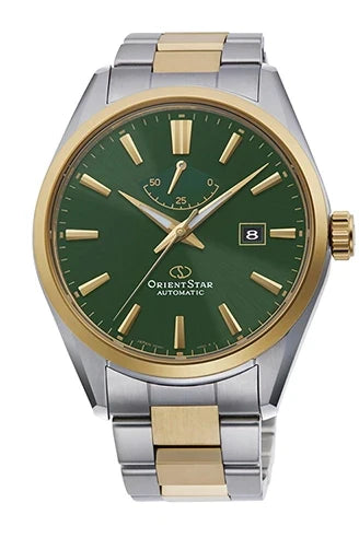 Orient Contemporary Date de hombre correa de metal – RE-AU0405E