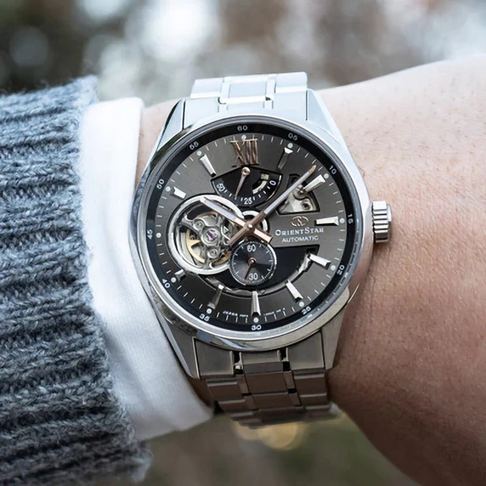 Orient Star de hombre correa de metal automático – RE-AV0004N