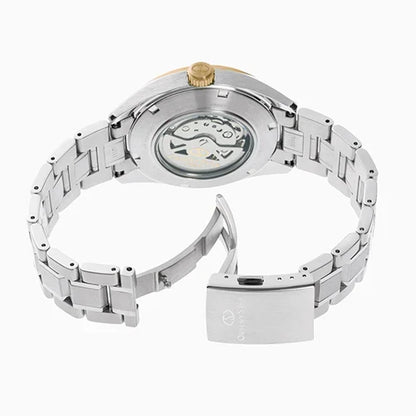 Orient Star Modern Skeleton de hombre correa de metal – RE-AV0124G
