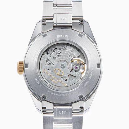 RE-AV0124G Reloj Orient Star Modern Skeleton de hombre correa de metal
