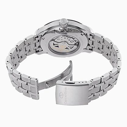 RE-AV0B02Y Reloj Orient Star Layered Skeleton de hombre correa de metal
