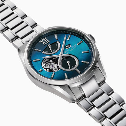 Orient Star Contemporary Open Heart De hombre correa de metal – RE-BY0004A