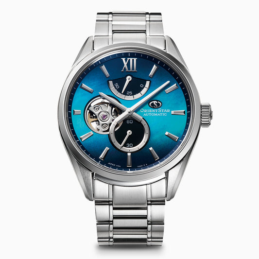 Orient Star Contemporary Open Heart De hombre correa de metal – RE-BY0004A
