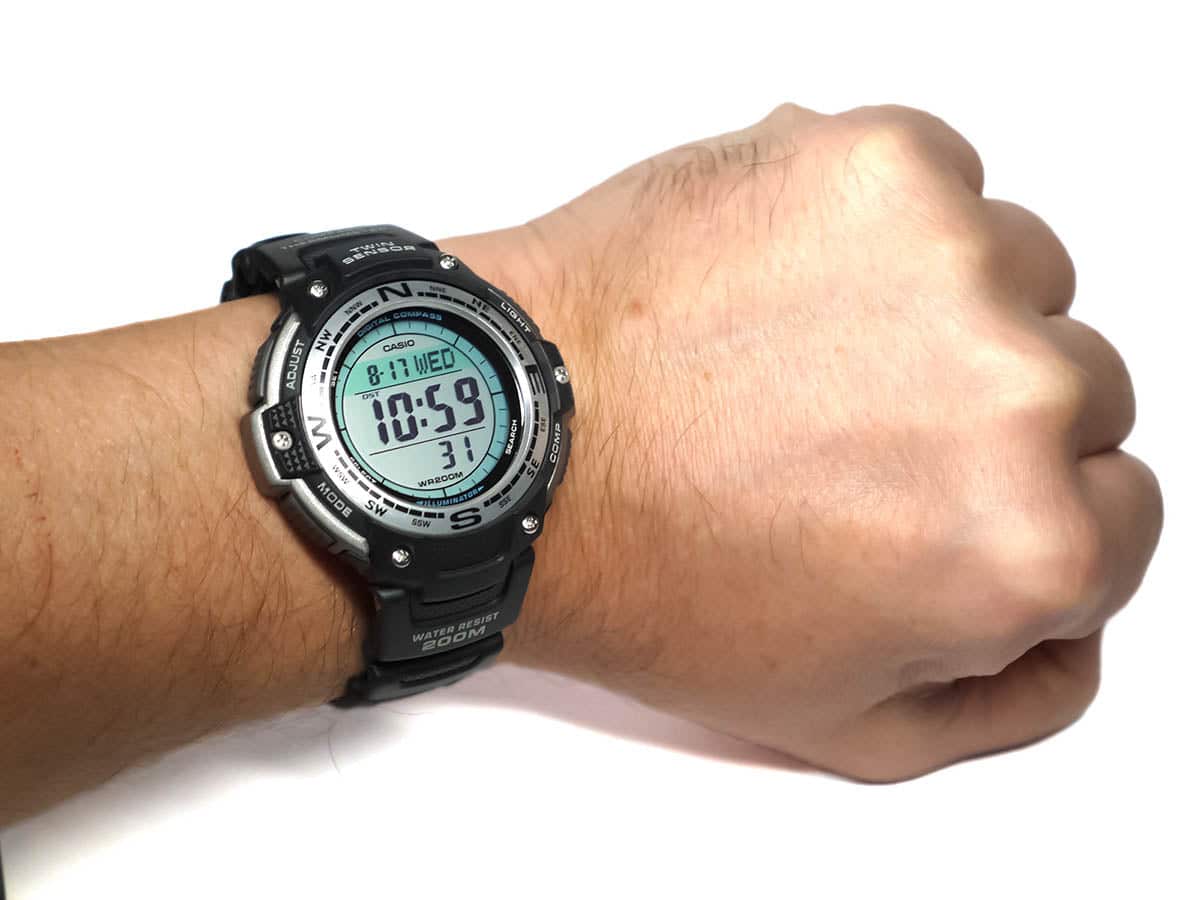 Casio para Hombre, Twin Sensor Illuminator – SGW-100-1VCF