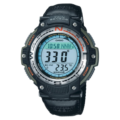 Casio para Hombre, Twin Sensor Illuminator – SGW-100B-3VCF