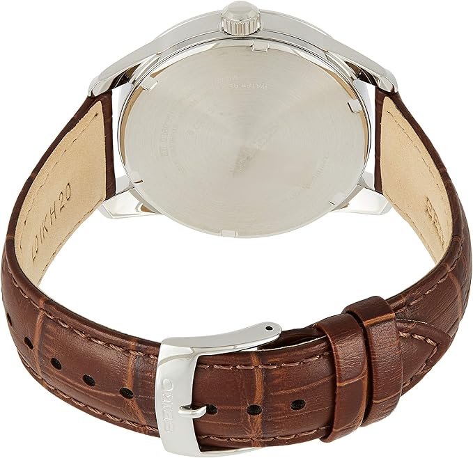 Seiko Solar de hombre pulsera de cuero – SNE529P1