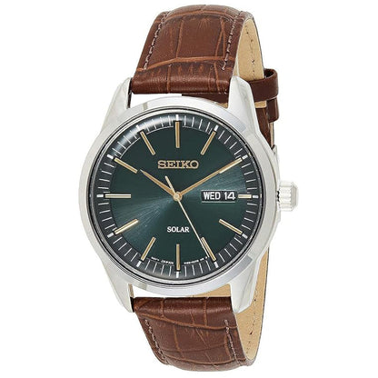 Seiko Solar de hombre pulsera de cuero – SNE529P1