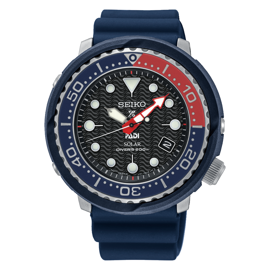 Seiko Prospex Padi de hombre pulsera de caucho – SNE557P1