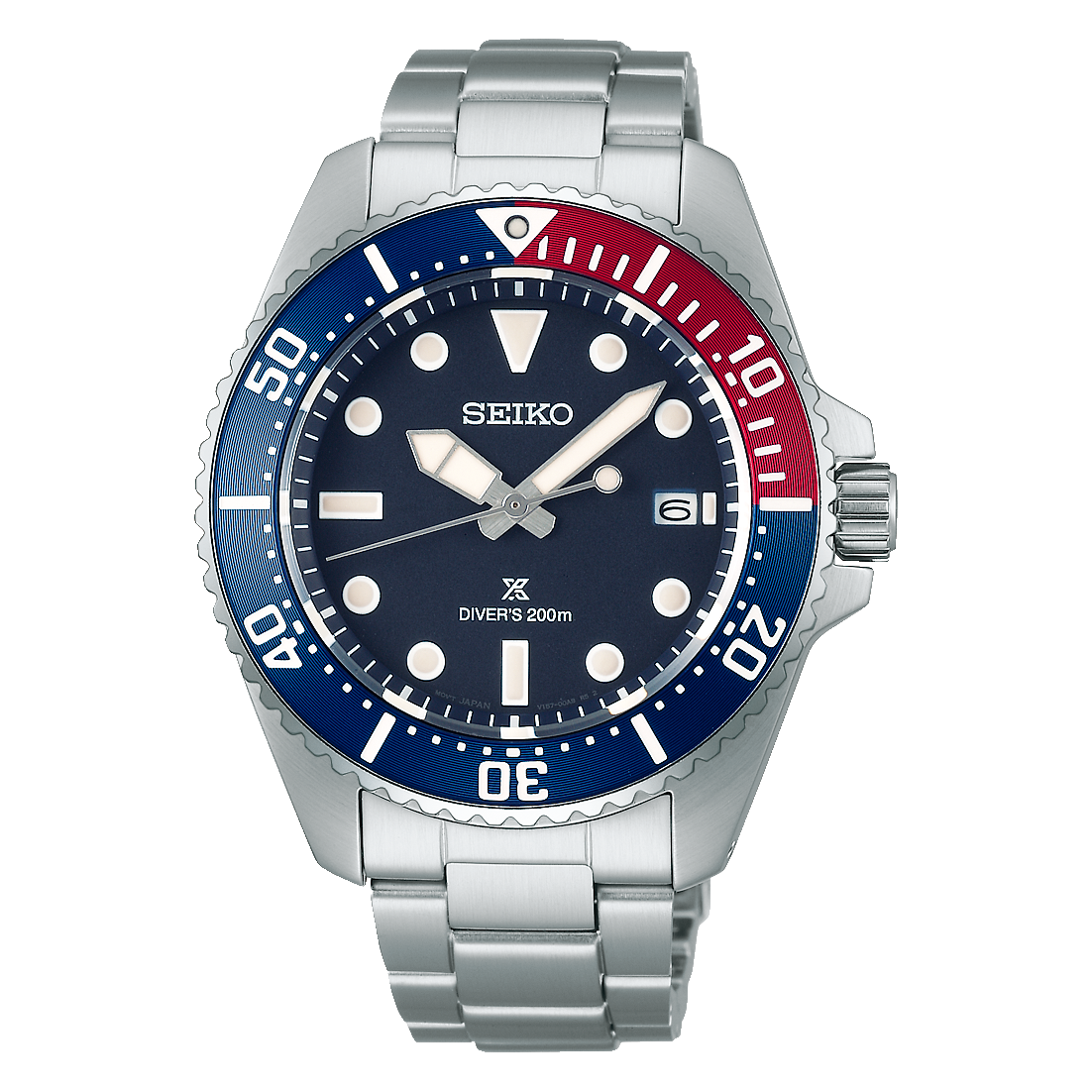 Seiko Prospex de hombre pulsera de metal 41 mm solar – SNE595P1