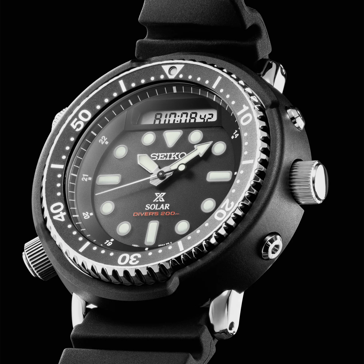 Seiko Prospex de hombre banda de caucho 48 mm – SNJ025P1