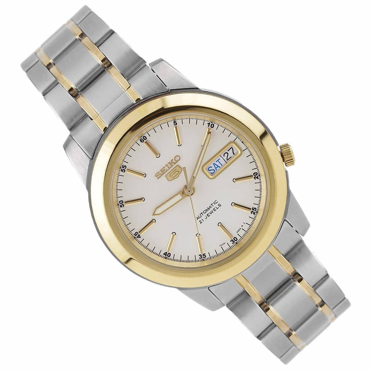 Seiko 5 para Hombre Análogo con Correa de Metal – SNKE54K1