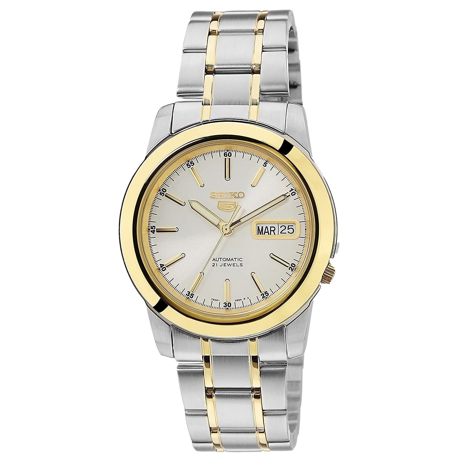 Seiko 5 para Hombre Análogo con Correa de Metal – SNKE54K1