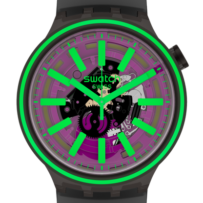 Swatch Pink Taste Big Bold unisex pulsera de resina – SO27B113