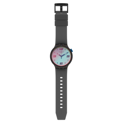 Swatch Futuristic Grey Big Bold de hombre pulsera de resina – SO27B121