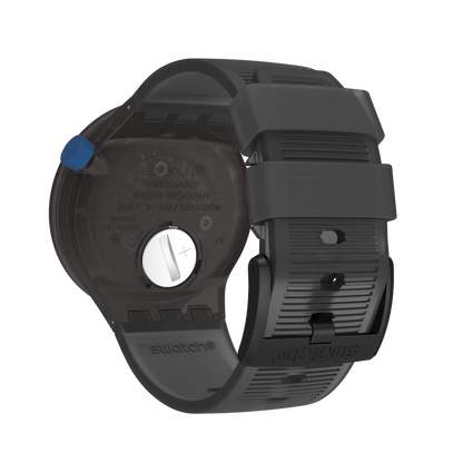 Swatch Futuristic Grey Big Bold de hombre pulsera de resina – SO27B121