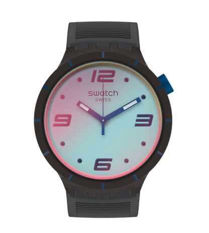 Swatch Futuristic Grey Big Bold de hombre pulsera de resina – SO27B121