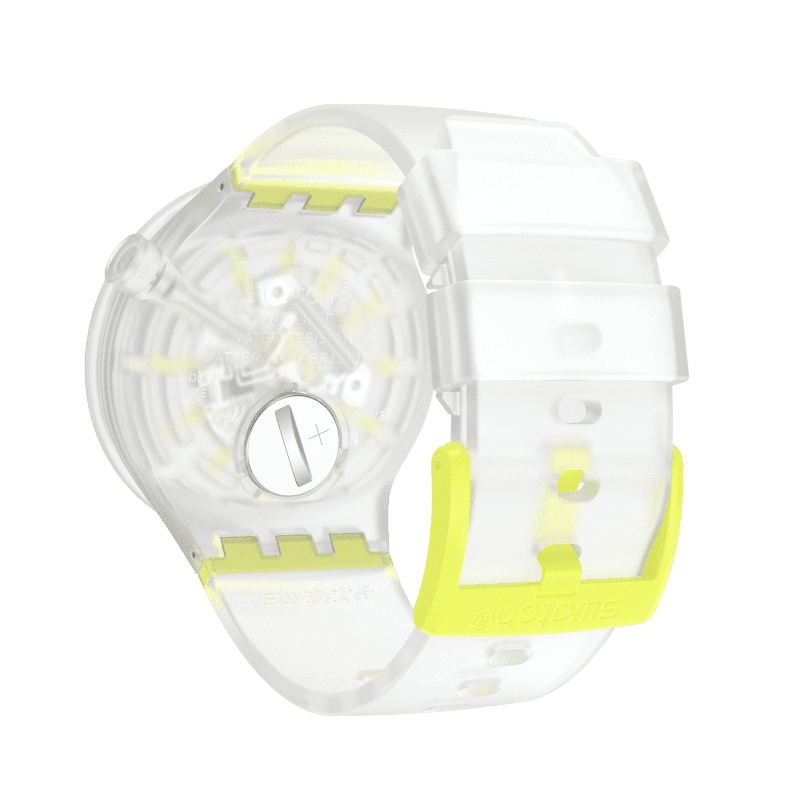 Swatch Yellowinjelly de caballero banda de caucho – SO27E103