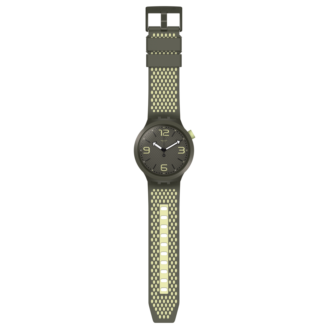 Swatch BBBlanco unisex correa de silicona – SO27M102