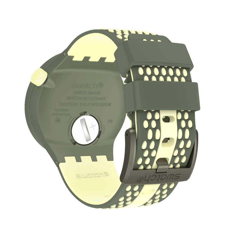 Swatch BBBlanco unisex correa de silicona – SO27M102