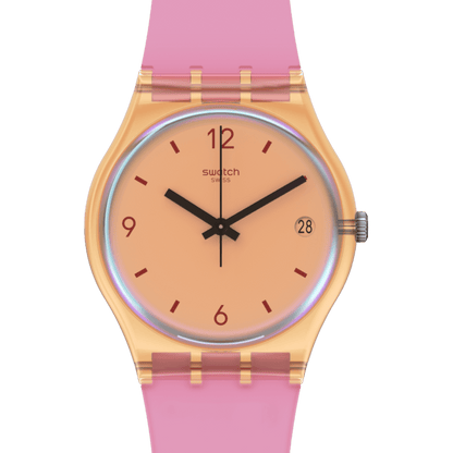 Swatch Coral Dreams unisex pulsera de caucho – SO28O401