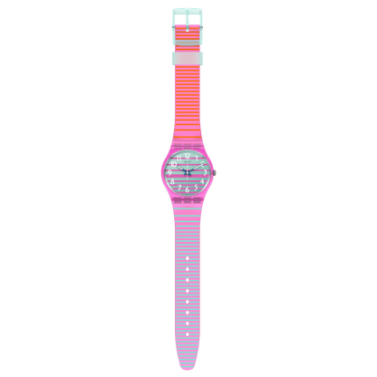 Swatch Electrifying Summer unisex banda de silicona – SO28P105