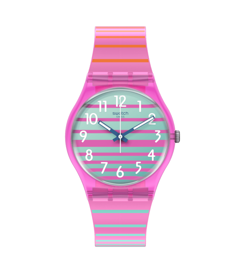 Swatch Electrifying Summer unisex banda de silicona – SO28P105