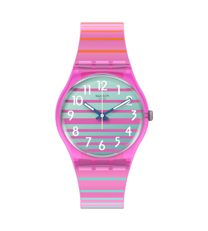 Swatch Electrifying Summer unisex banda de silicona – SO28P105