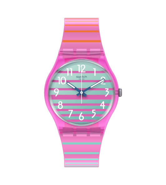 Swatch Electrifying Summer unisex banda de silicona – SO28P105