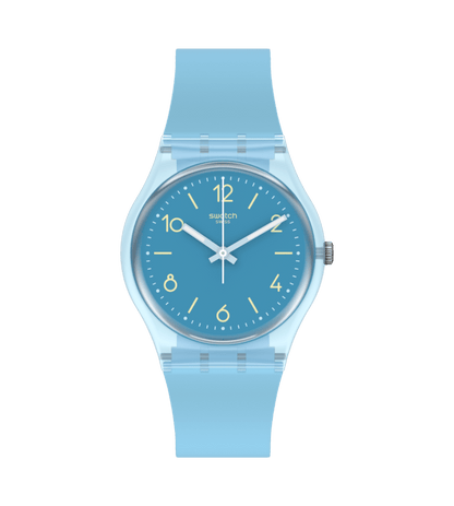 Swatch Turquoise Tonic Unisex pulsera de resina – SO28S101