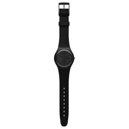 Swatch Black Rebel de hombre pulsera de caucho – SO29B706