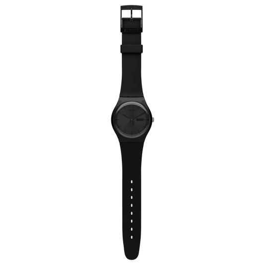 Swatch Black Rebel de hombre pulsera de caucho – SO29B706