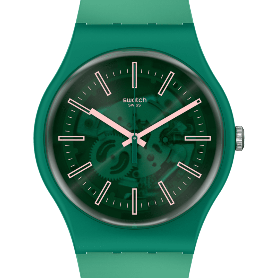 Swatch Sunbrush Grass de dama pulsera de resina – SO29G100