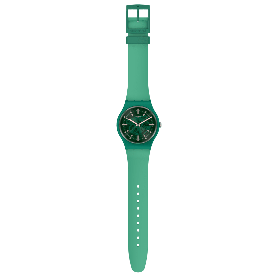 Swatch Sunbrush Grass de dama pulsera de resina – SO29G100
