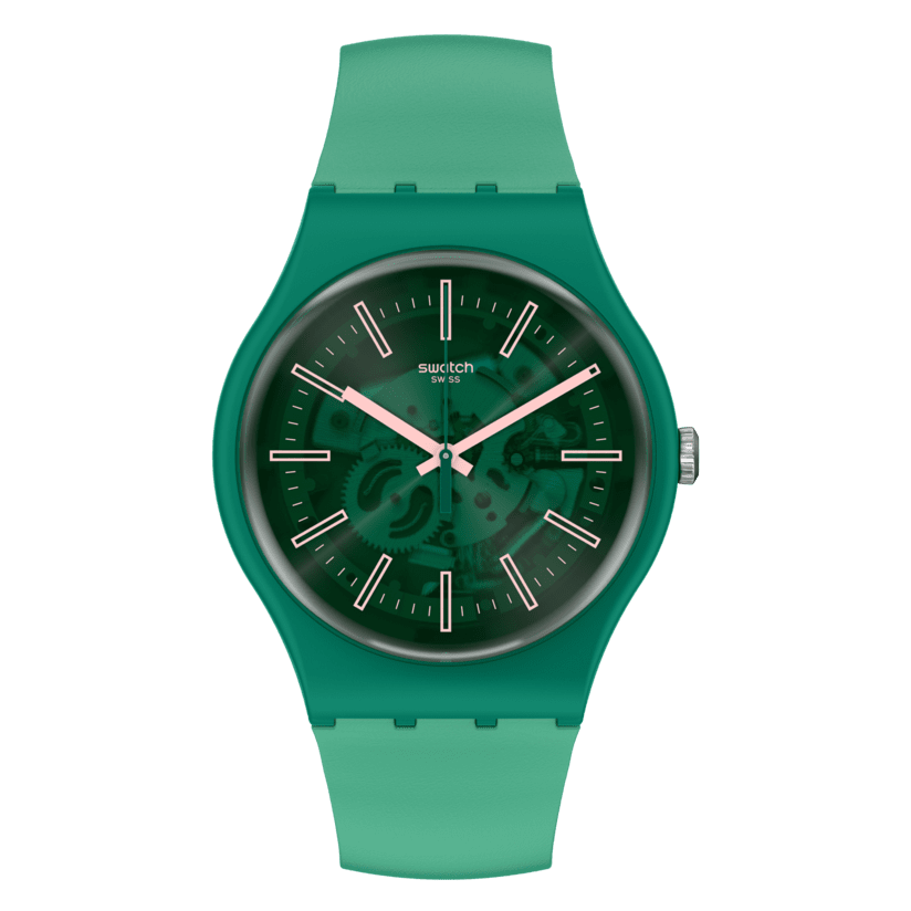 Swatch Sunbrush Grass de dama pulsera de resina – SO29G100