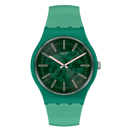 Swatch Sunbrush Grass de dama pulsera de resina – SO29G100
