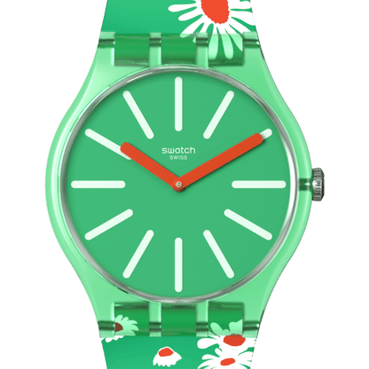 Swatch Meadow Flowers unisex banda de resina 41 mm – SO29G104