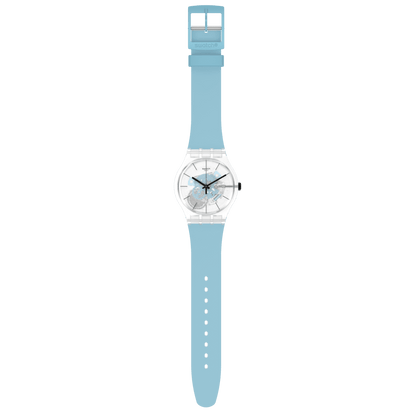 Swatch Blue Daze de dama correa de resina – SO29K105